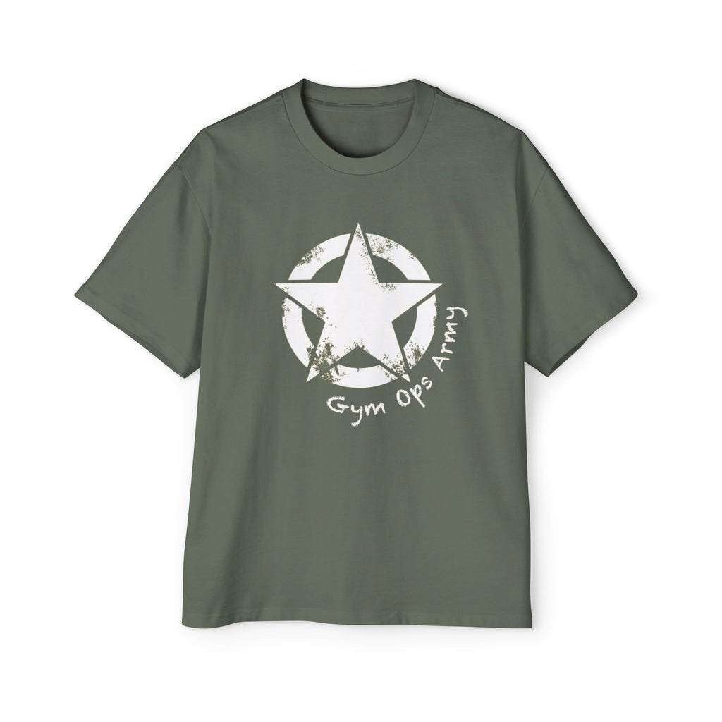 Oversized Bulking Tee - Heavy Duty Gym Shirt