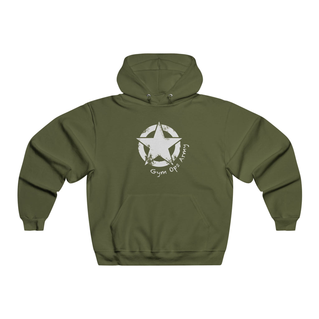 'Gym Ops Army' Hooded Sweatshirt - Unisex