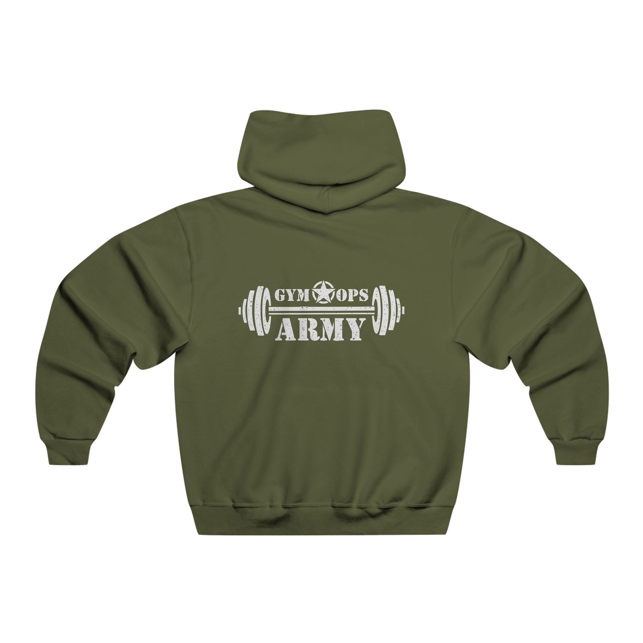 'Gym Ops Army' Hooded Sweatshirt - Unisex