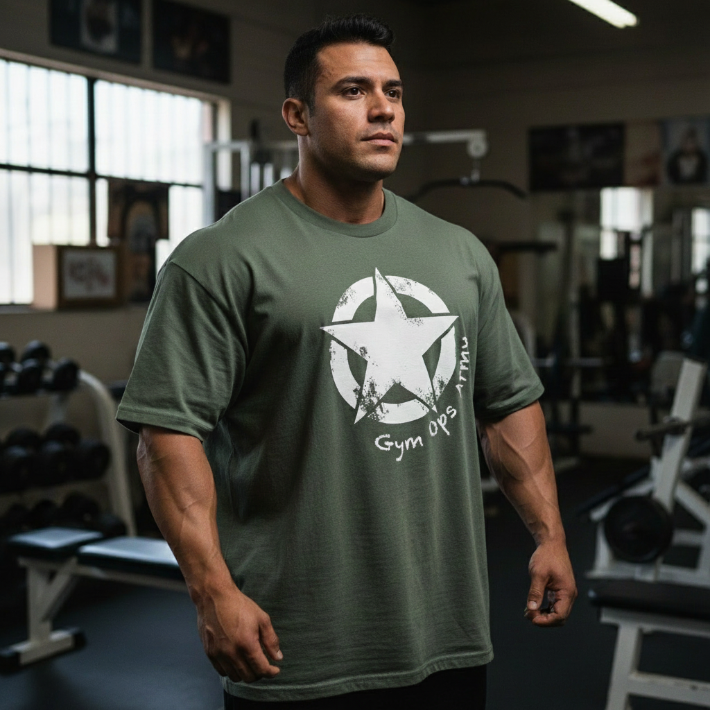 Raw realistic photo - hairy forearms baggy shirt